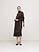 Image number 2 showing, Silk Tie-Neck Midi Dress