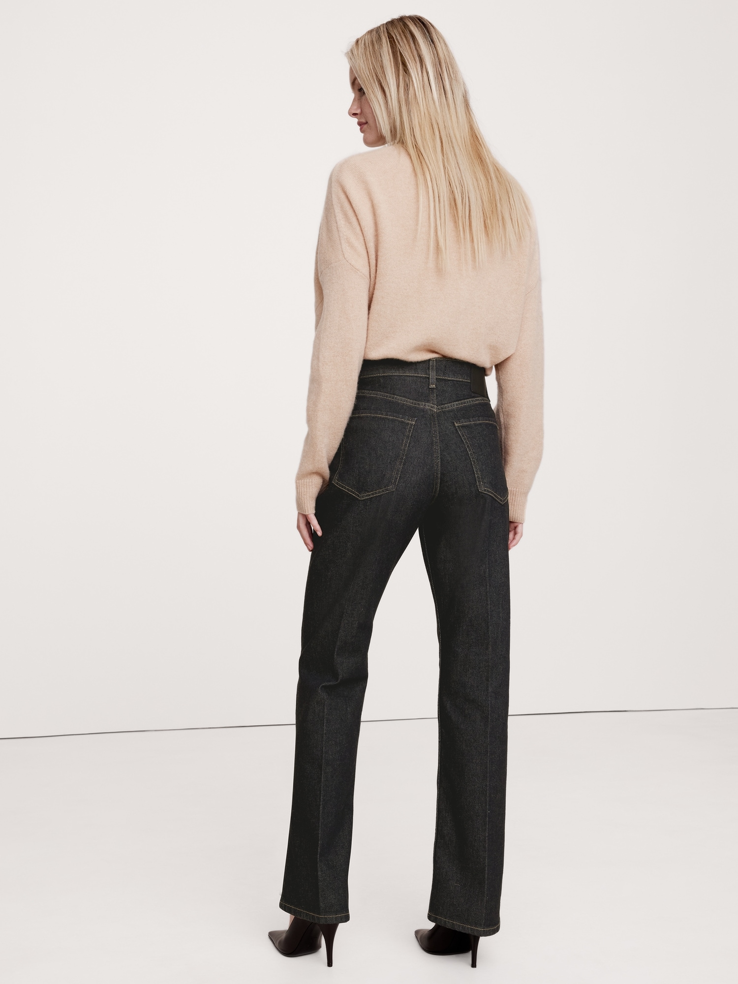 High-Rise Slim Bootcut Jean