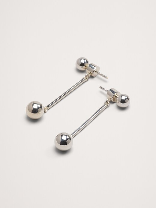 Small Barbell Drop Earrings Banana Republic