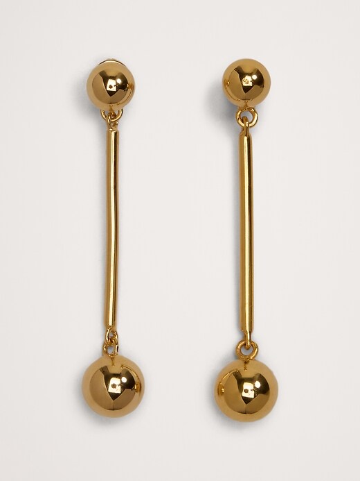 Small Barbell Drop Earrings Banana Republic