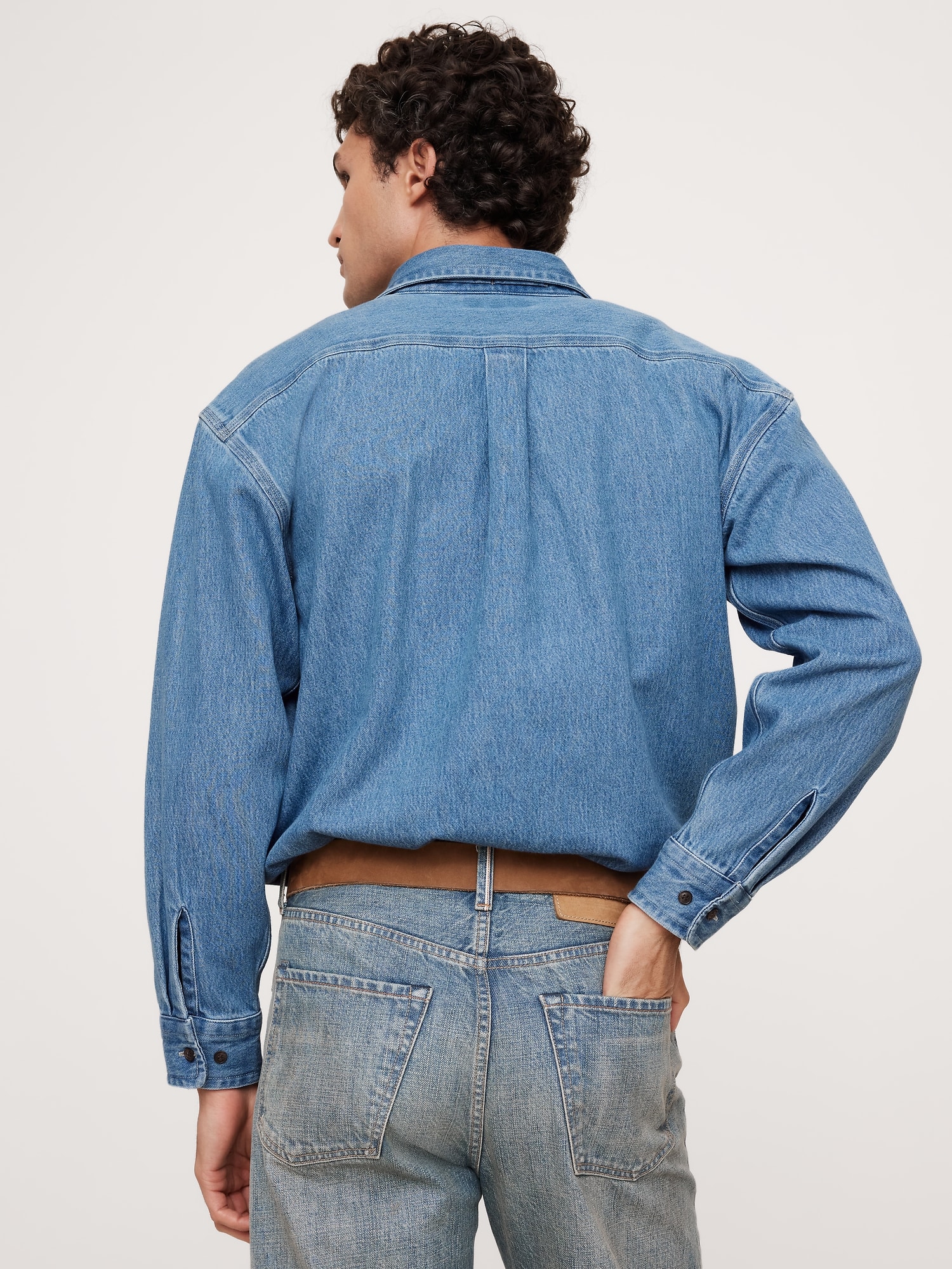 Relaxed Denim Overshirt