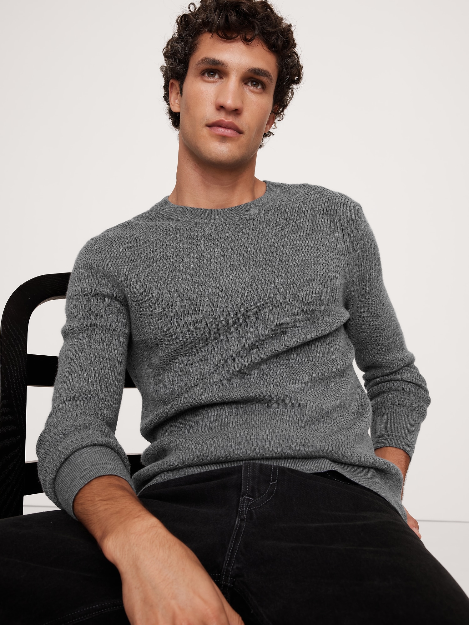 Franco Merino Crew-Neck Sweater