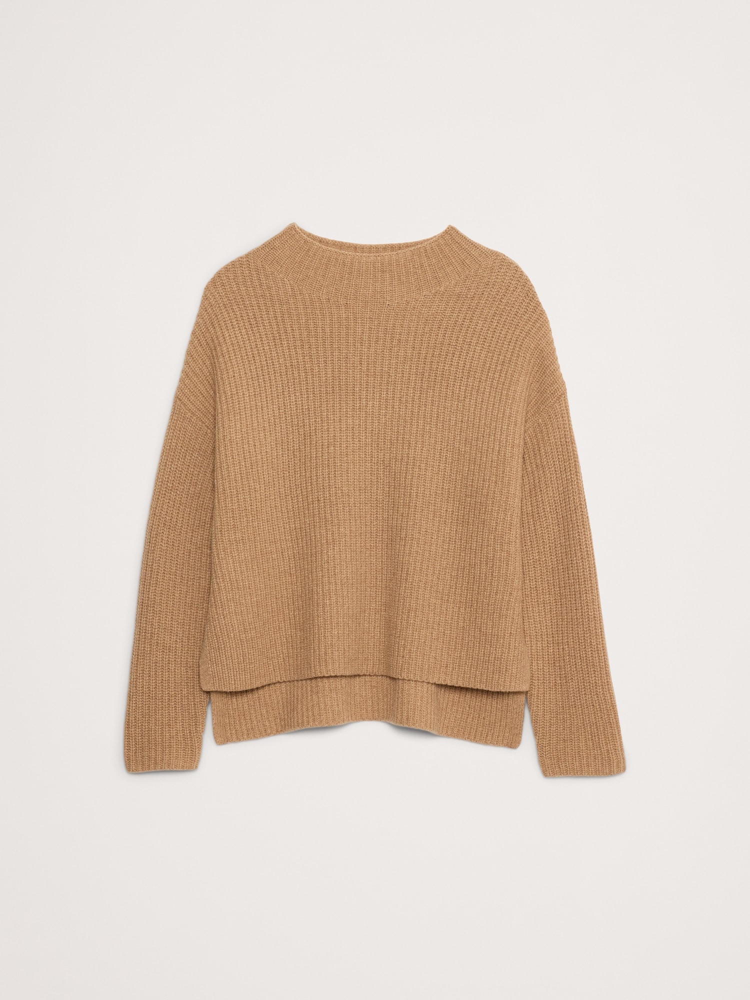 Oversized Wool Ribbed Sweater