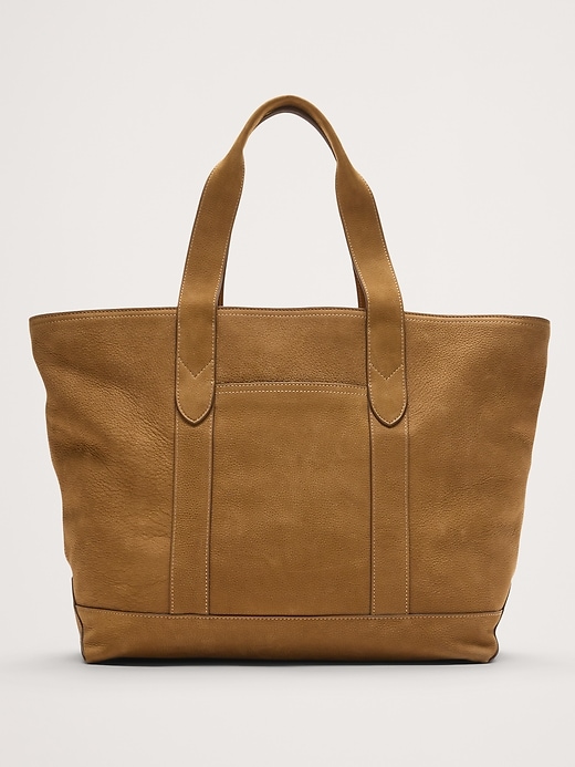 Leather shopper online