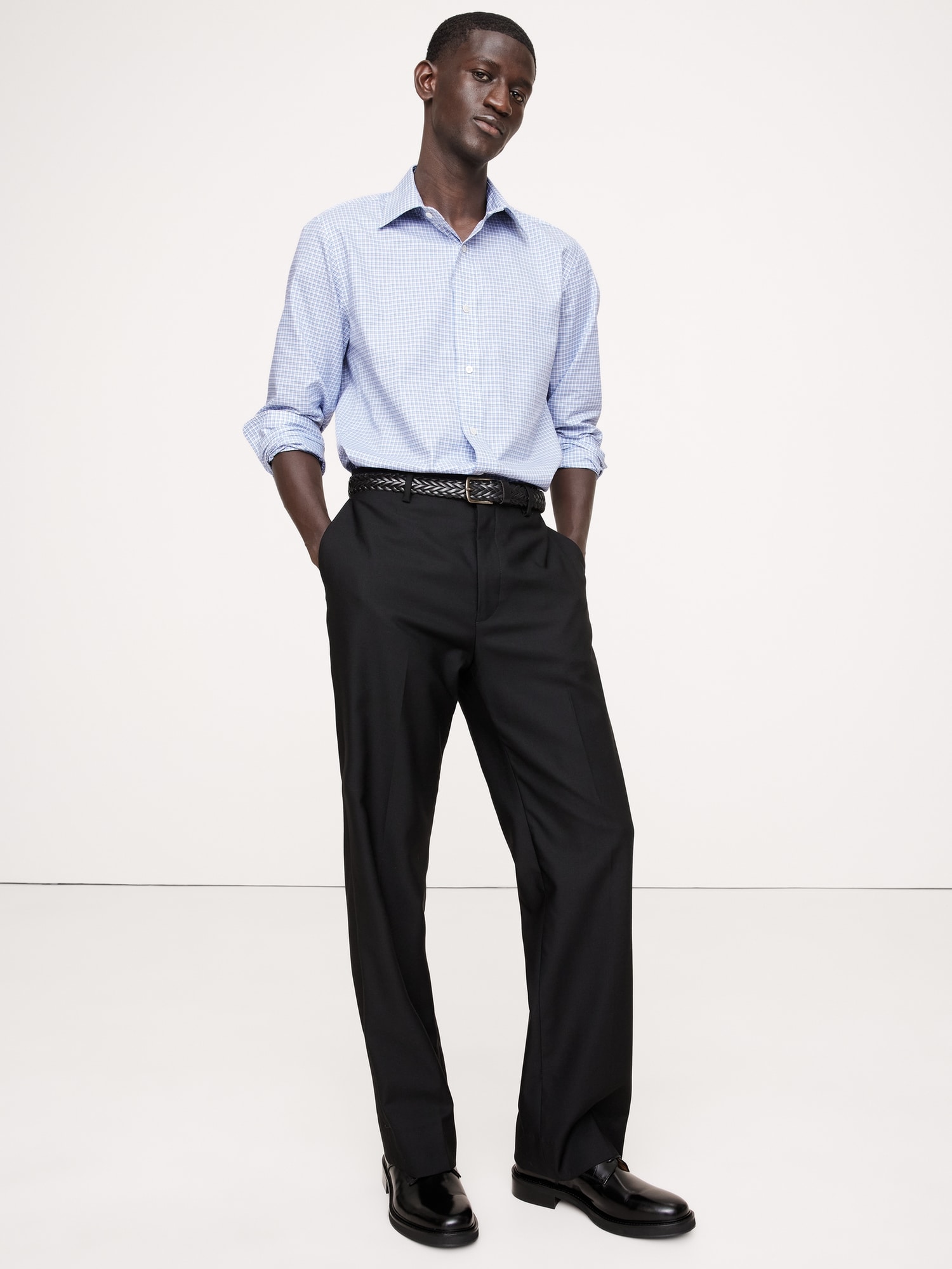 Slim Wrinkle-Resistant Dress Shirt