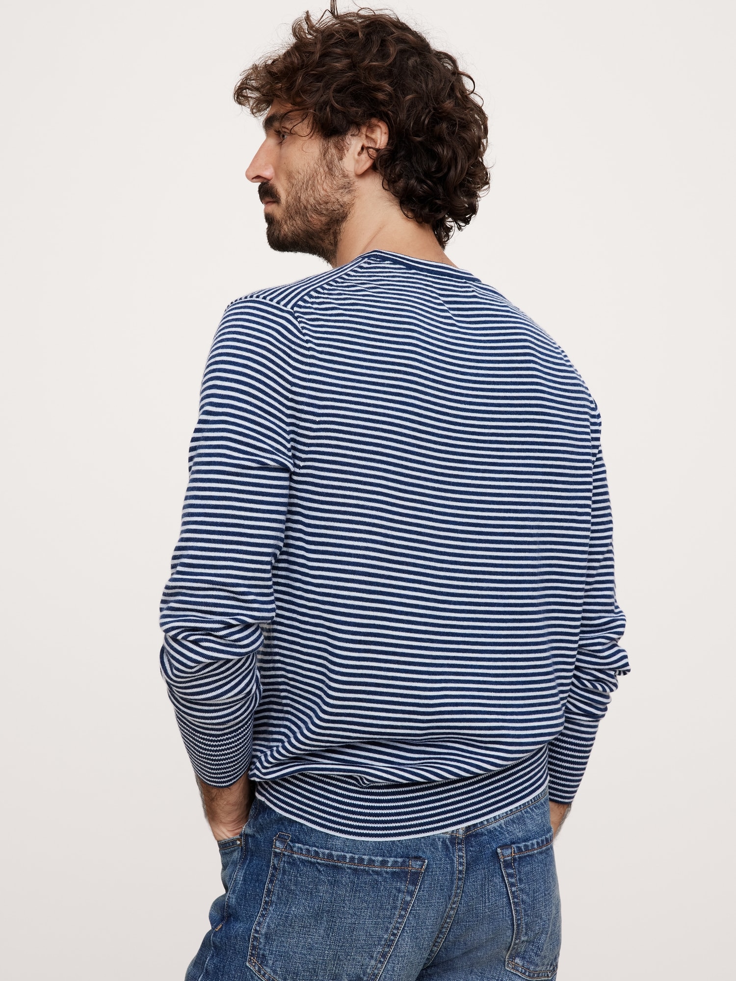 Italian Merino Crew-Neck Sweater