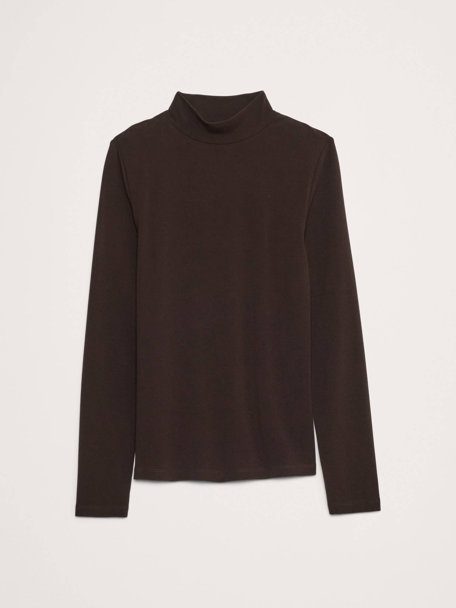 Refined Mock-Neck Top