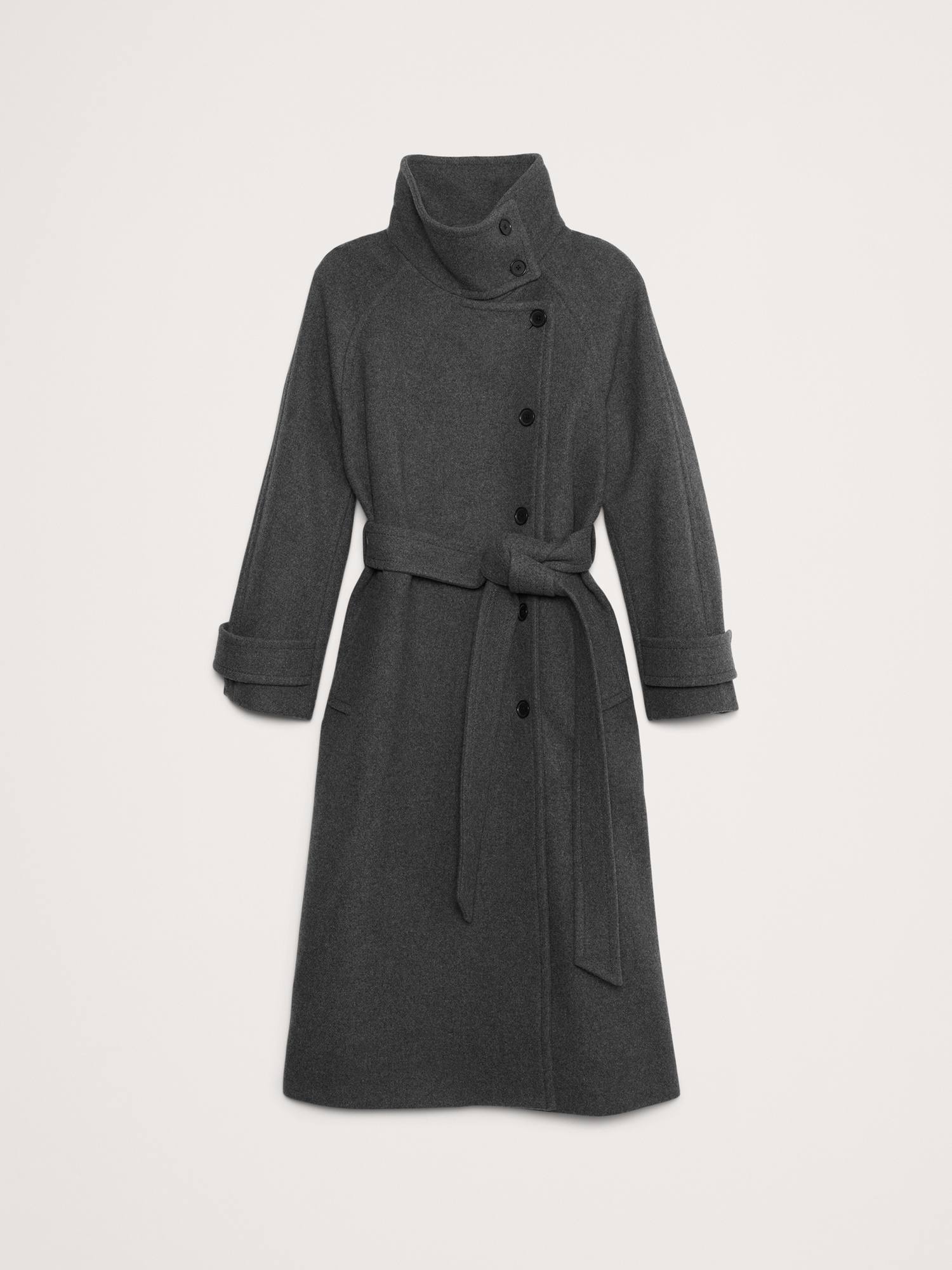 Italian Melton Trench Coat