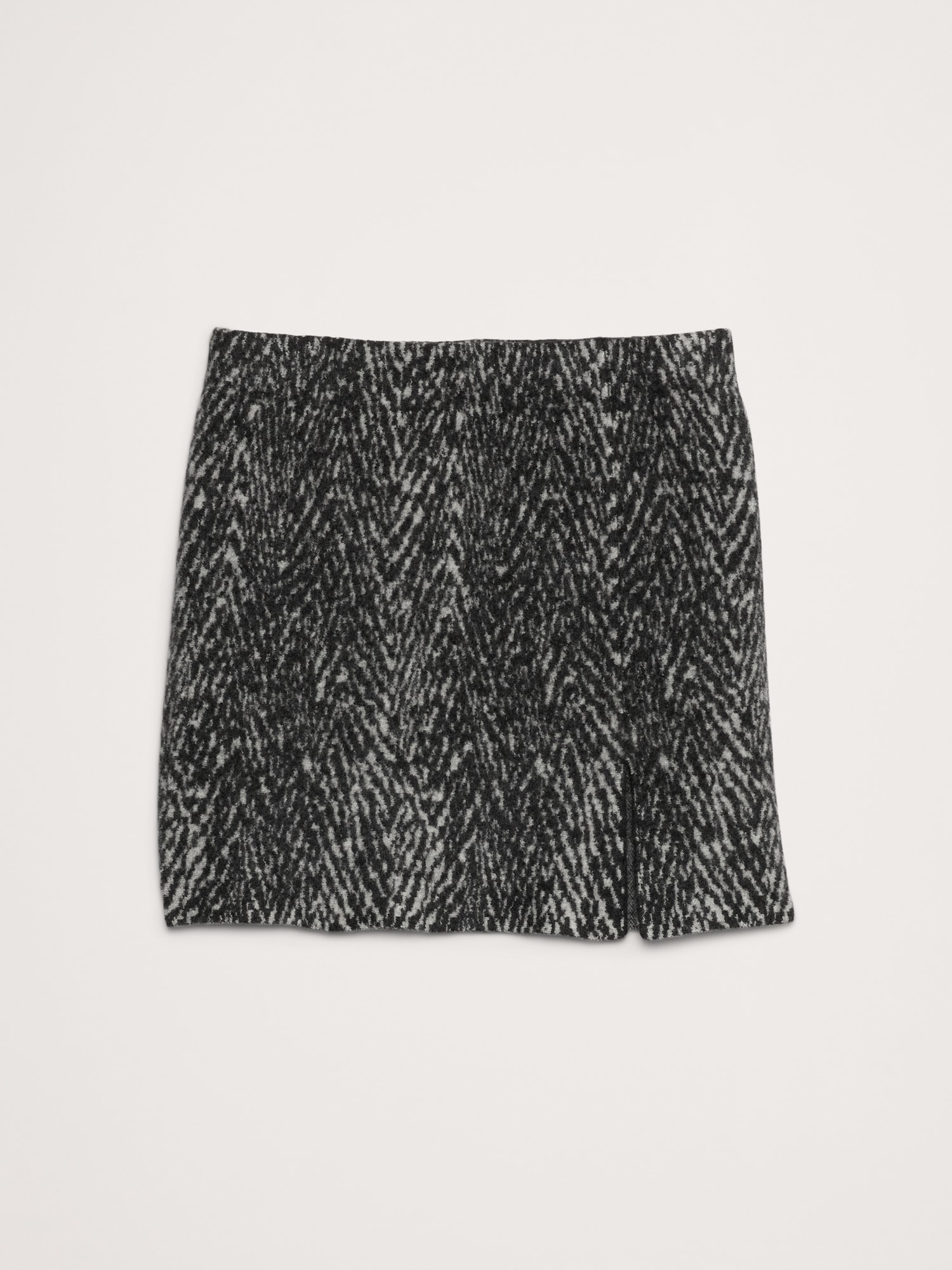 Merino Jacquard Sweater Mini Skirt