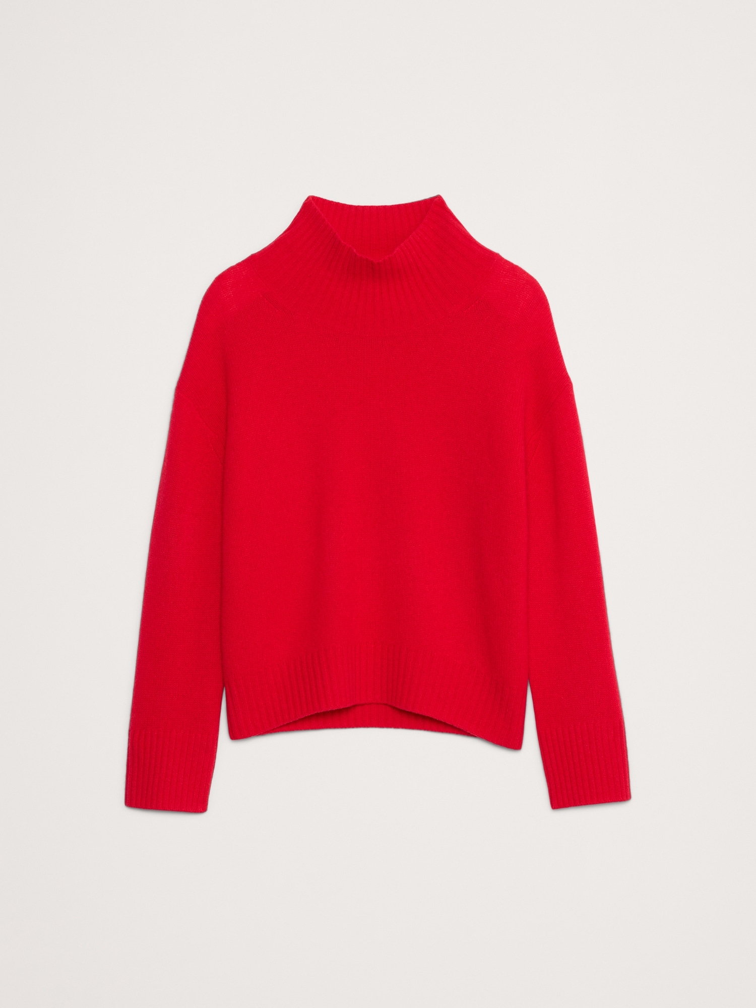 Oversized Midweight Cashmere Turtleneck Sweater