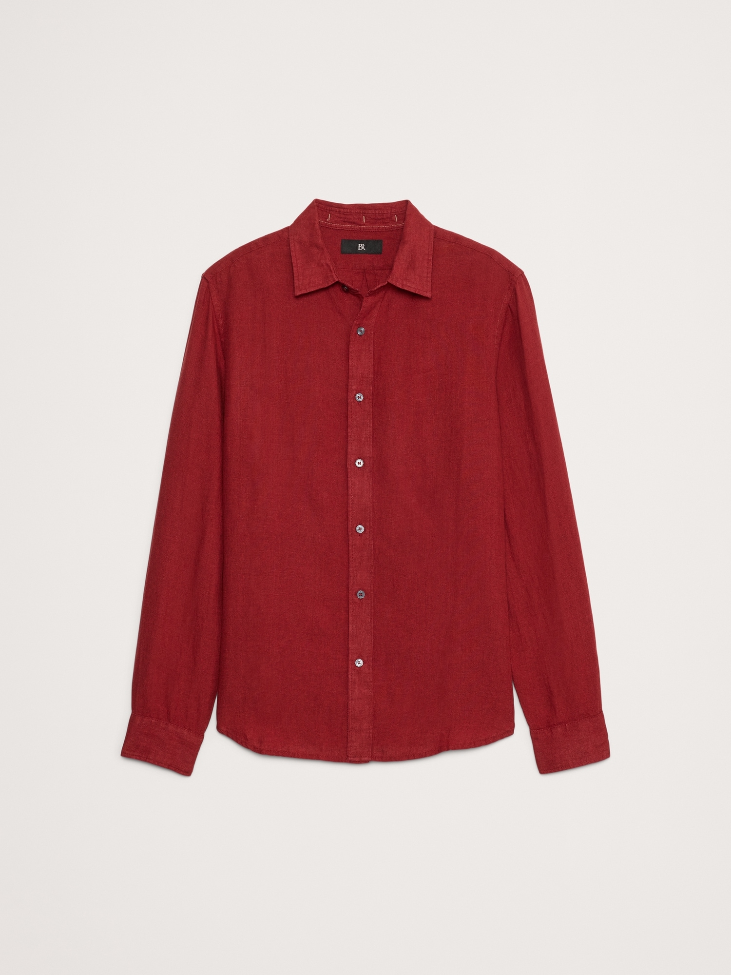 Slim-Fit Linen Shirt