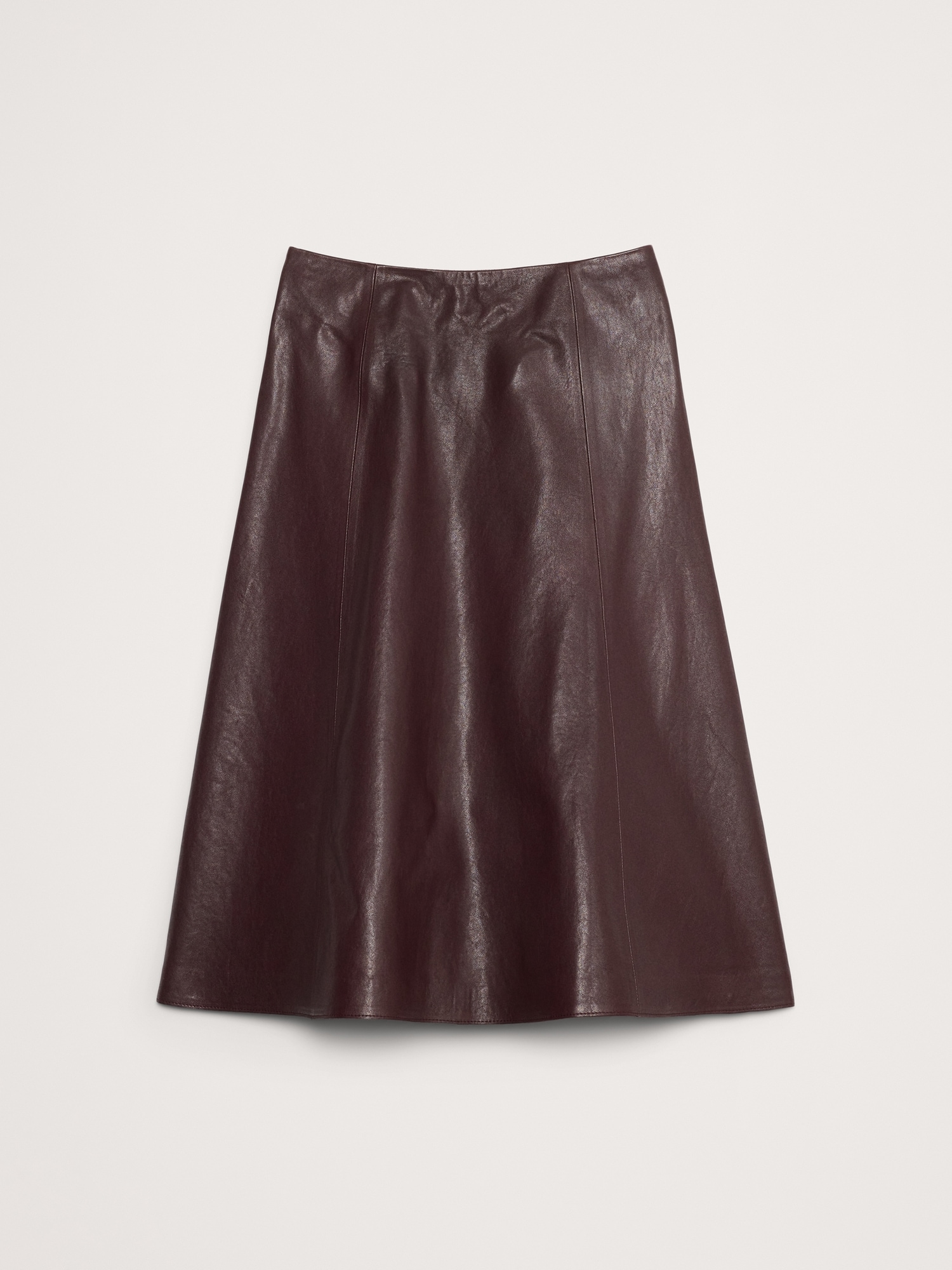 Lambskin Leather Skirt