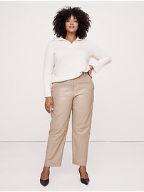 Leather Look Pants | Banana Republic Factory
