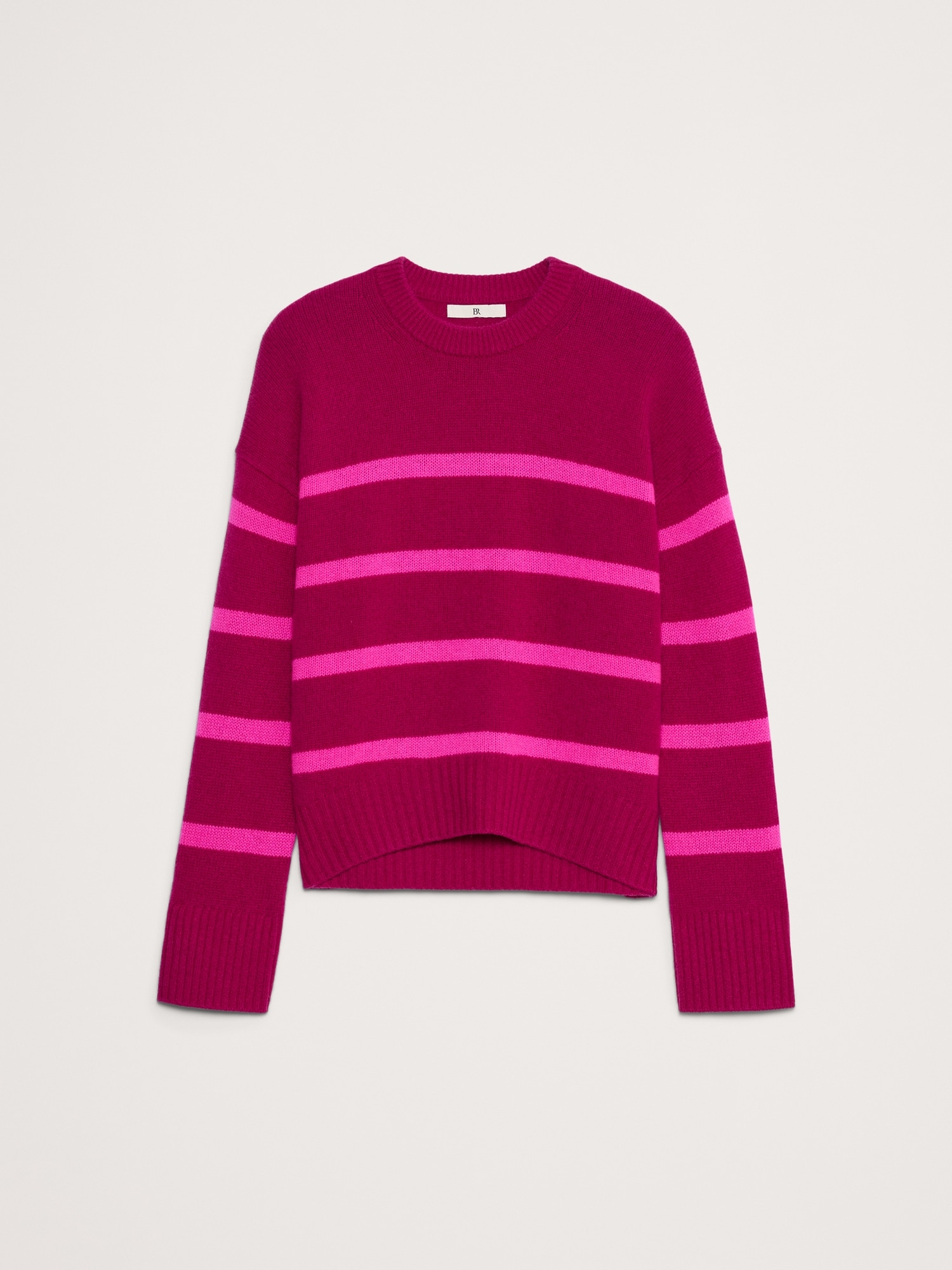 Oversized Midweight Cashmere Crew-Neck Sweater