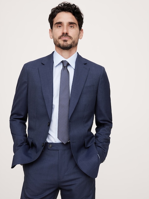 VESTE DE COMPLET EN TISSU ITALIEN EXCLUSIF RUSTICO