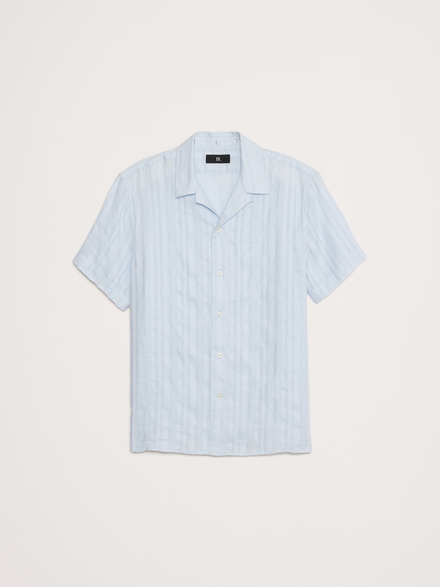 Chemise de vacances en lin et coton