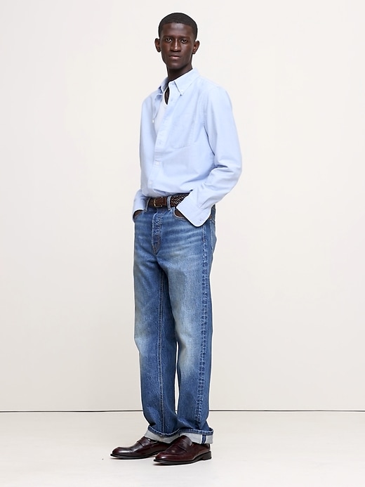 Standard-Fit Oxford Shirt | Banana Republic
