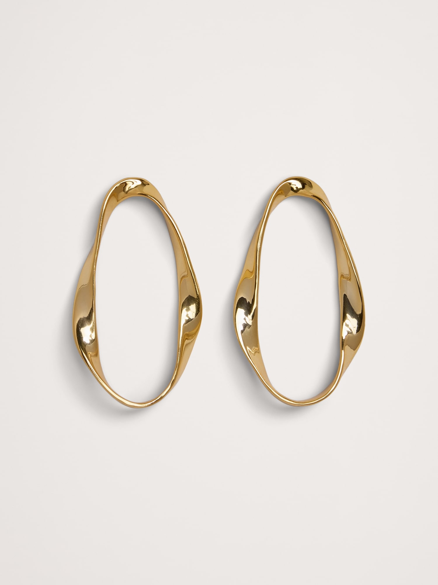 Mobius Hoop Earrings by Aureus + Argent