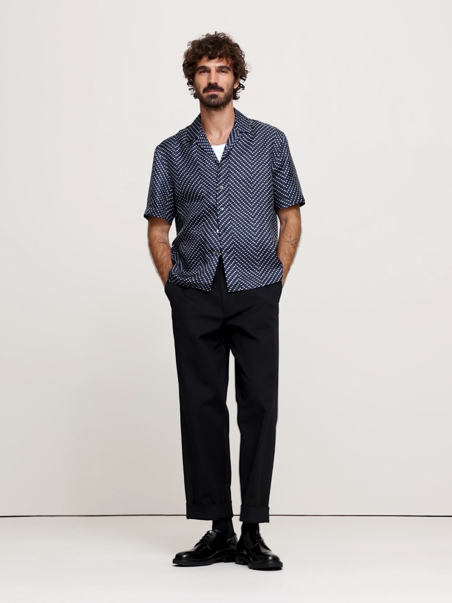 Image number 2 showing, Standard-Fit Silk Resort Shirt