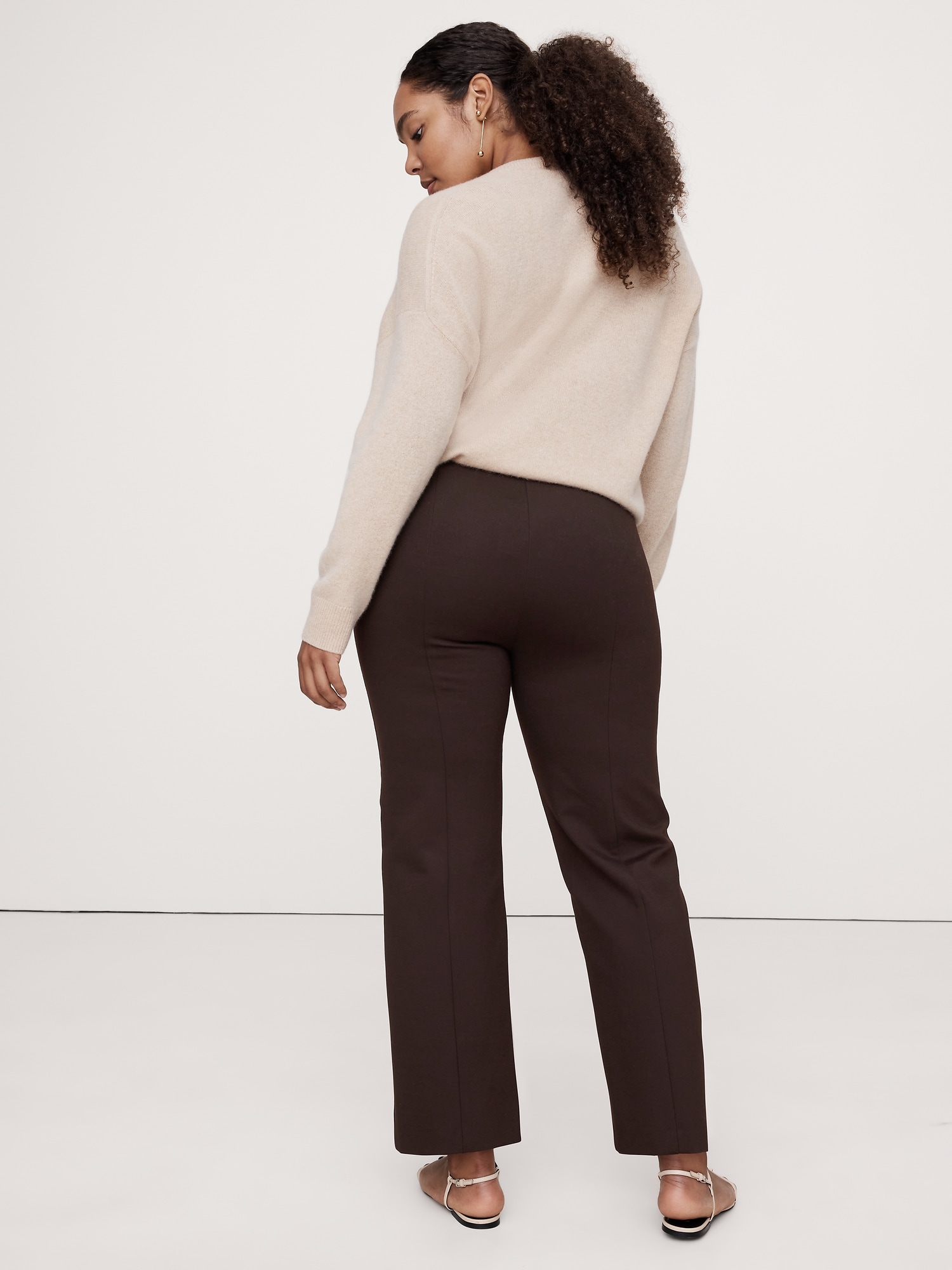 Straight Everywhere Ponte Ankle Pant