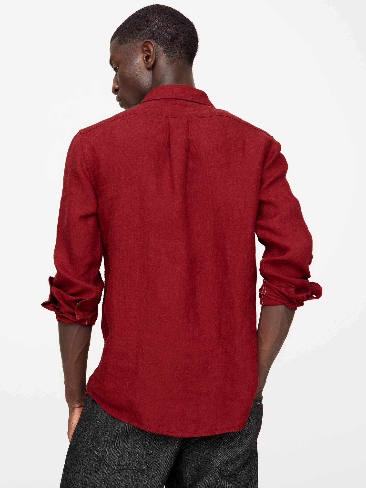 Slim Castello Linen Shirt