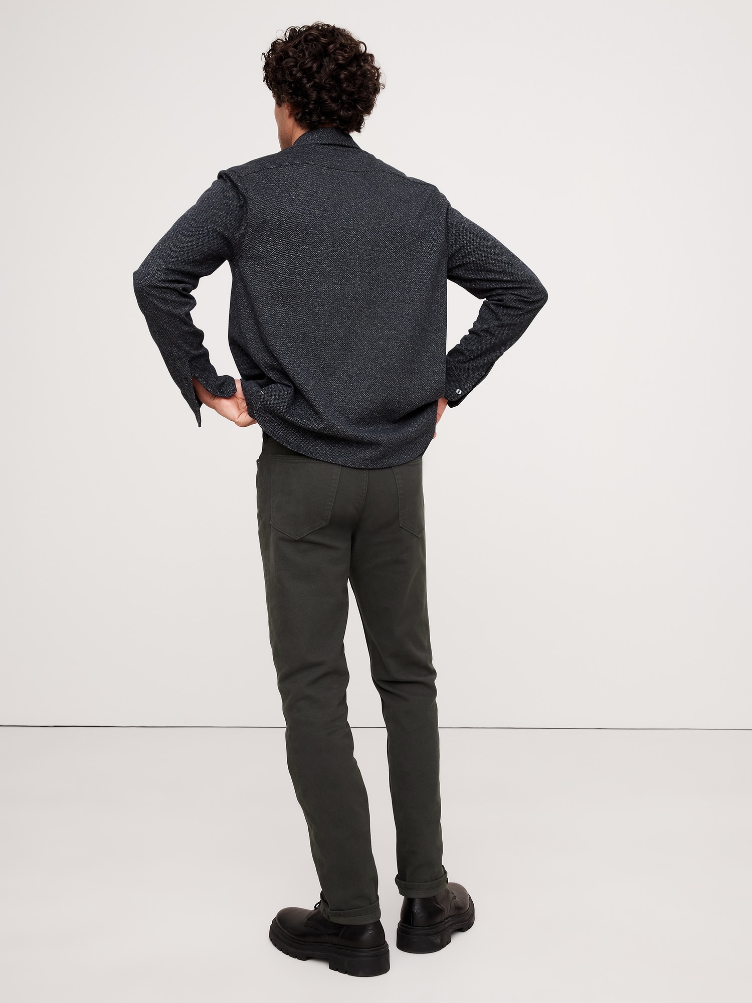 Slim Brushed Traveler Pant