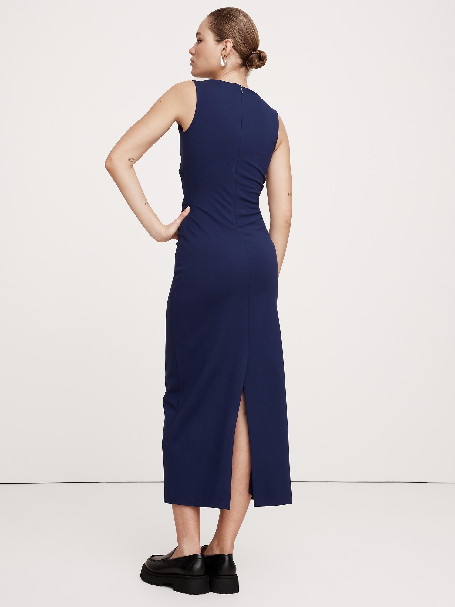 Lightweight Ponte Midi Dress