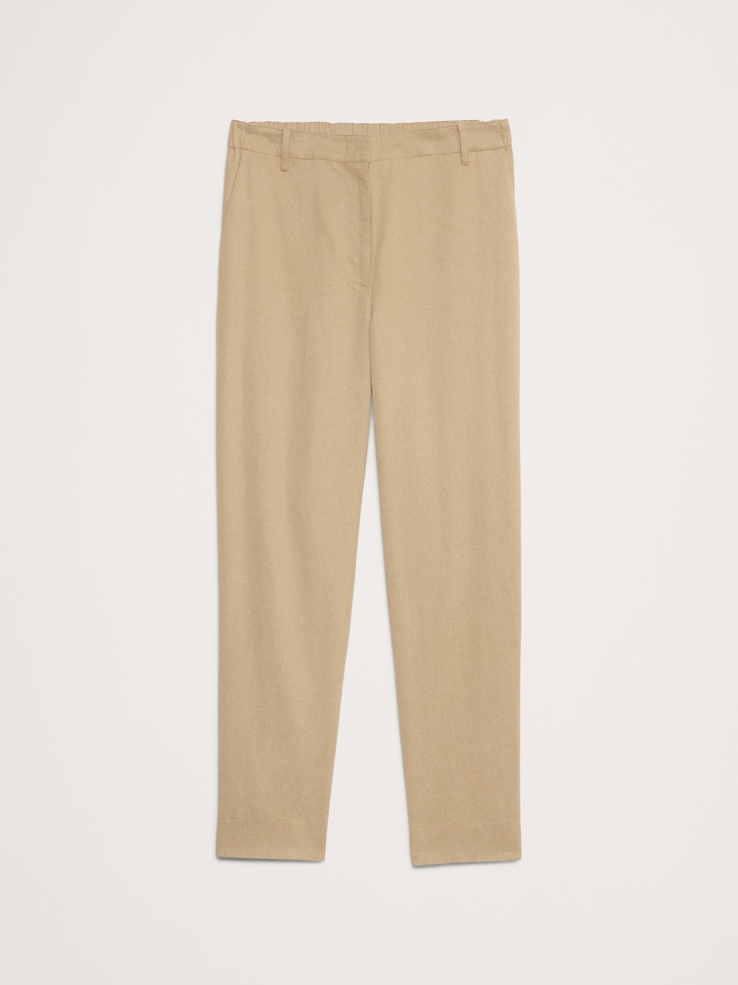 Pull-On Slim Twill Pant