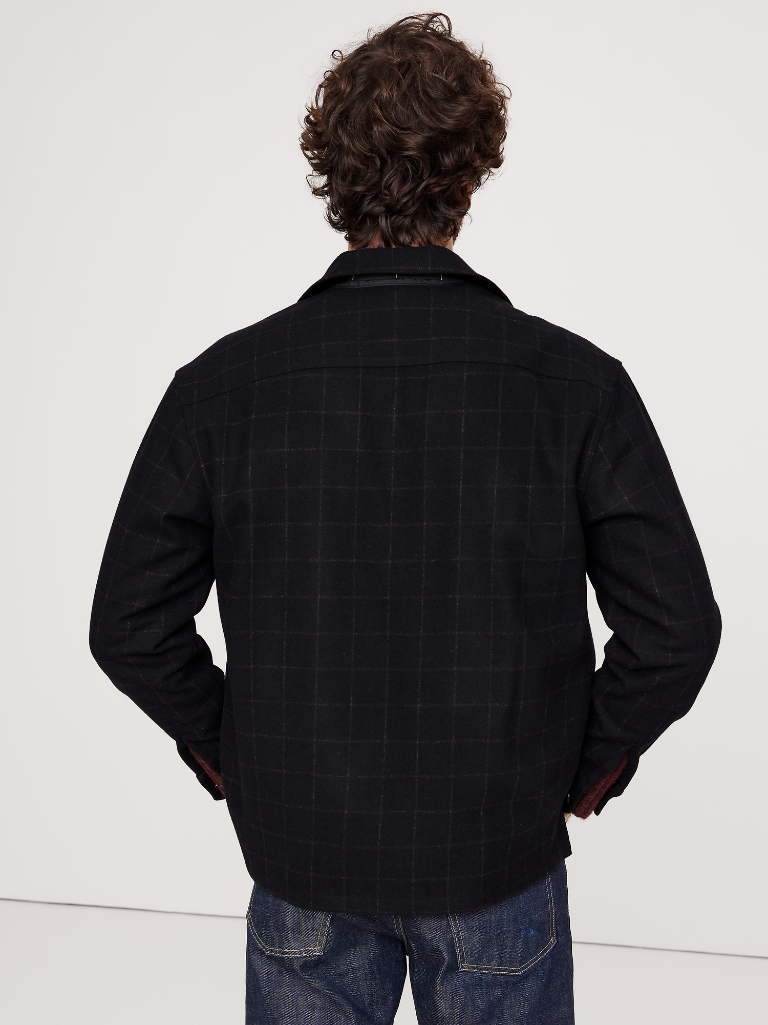 Relaxed Wool-Blend Overshirt