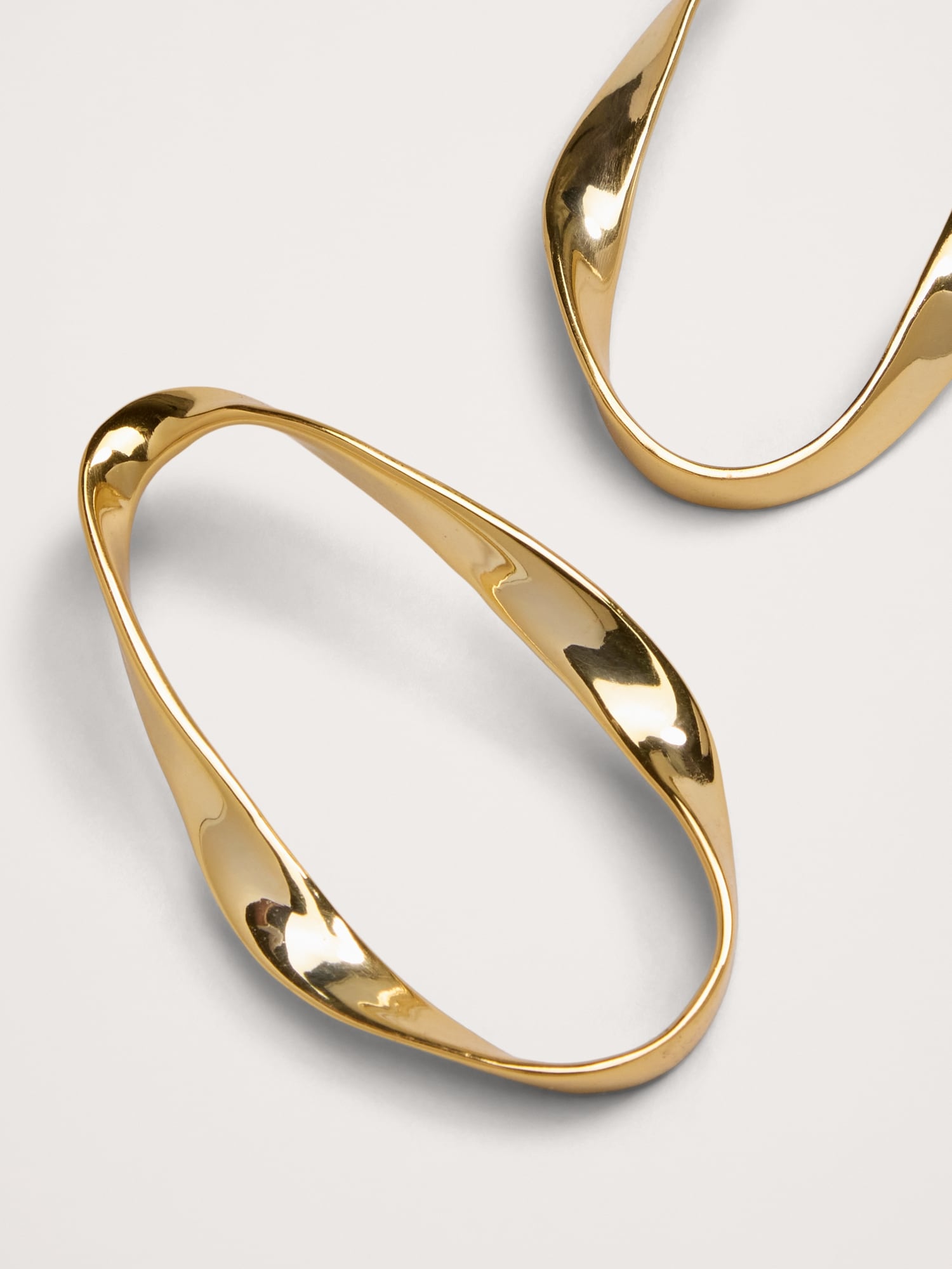 Image number 3 showing, Mobius Hoop Earrings by Aureus + Argent