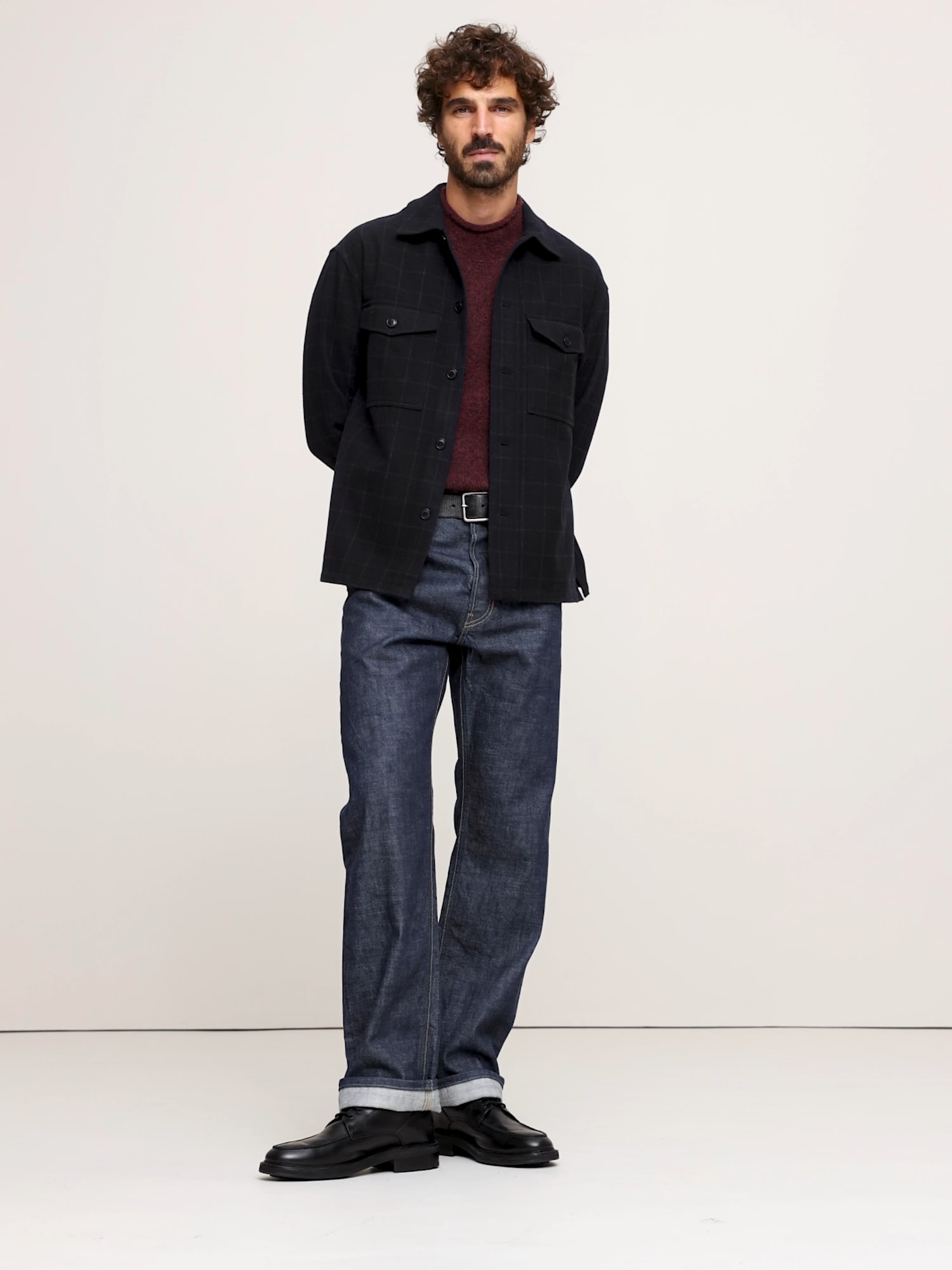 Image number 2 showing, Relaxed-Fit Wool-Blend Overshirt