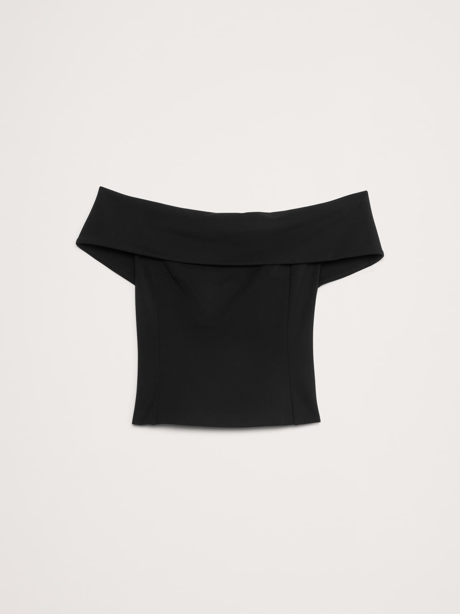 Lightweight Ponte Off-Shoulder Top