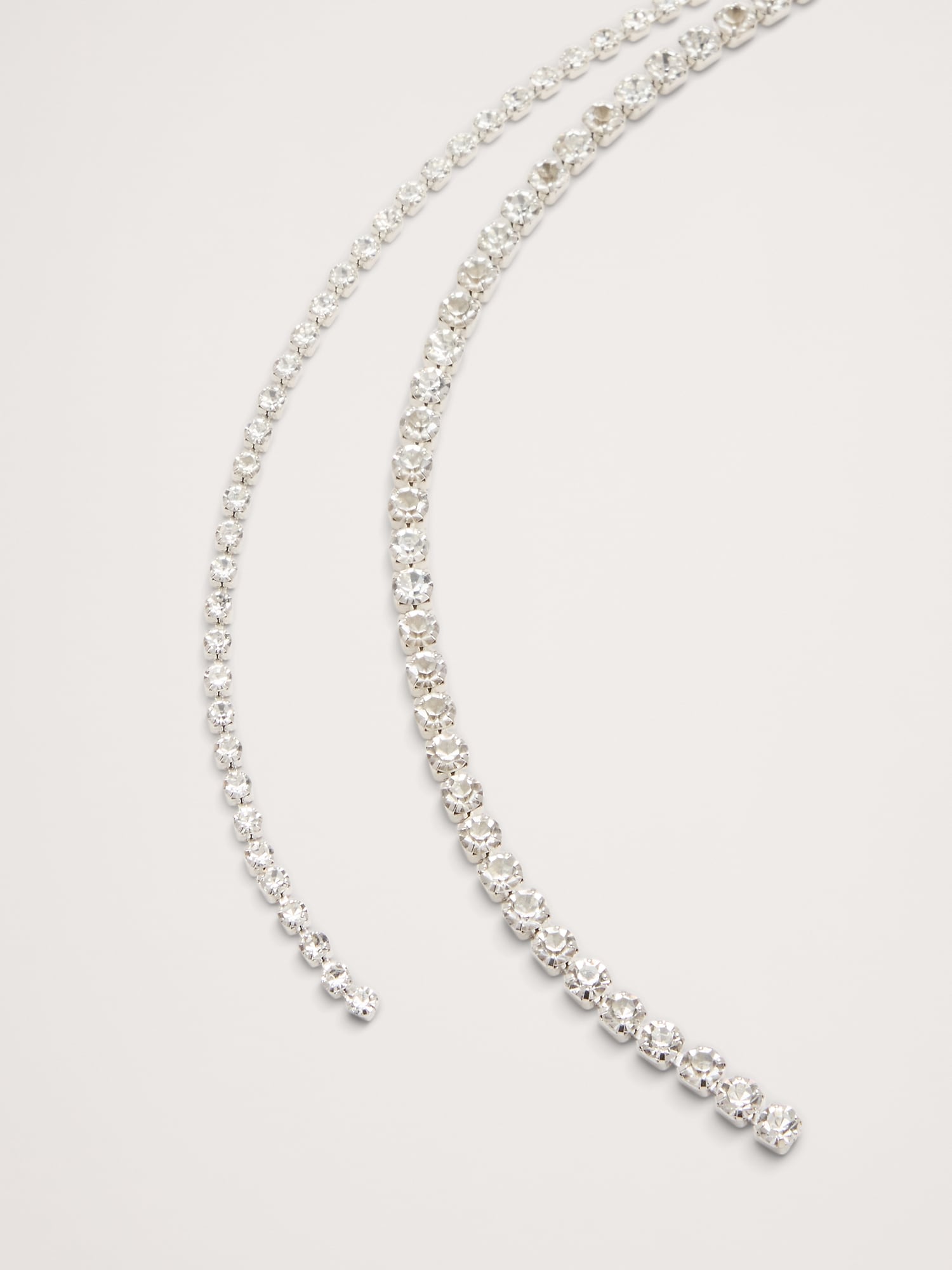 Crystal Lariat Necklace