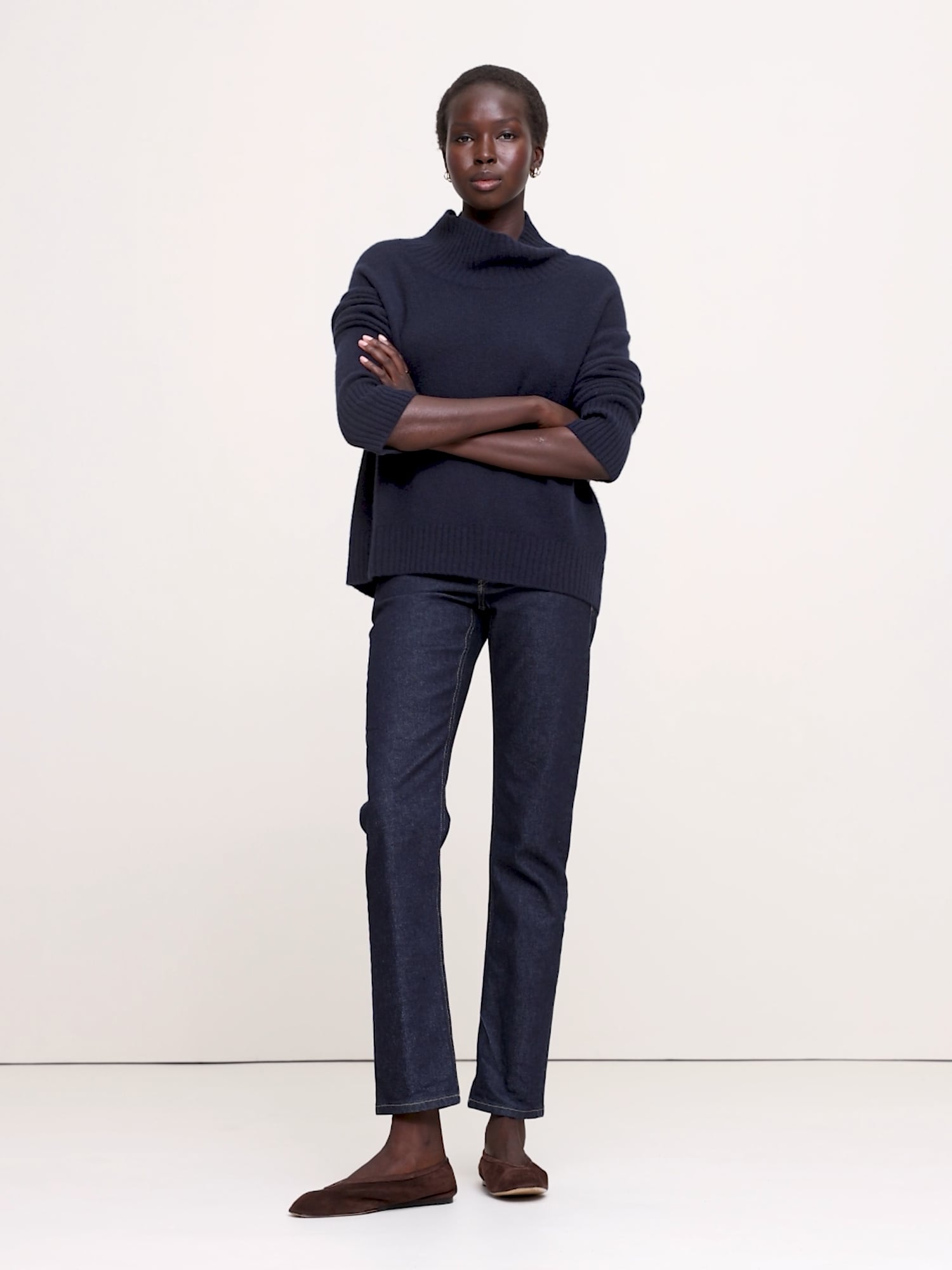Image number 2 showing, Oversized Cashmere Turtleneck Sweater