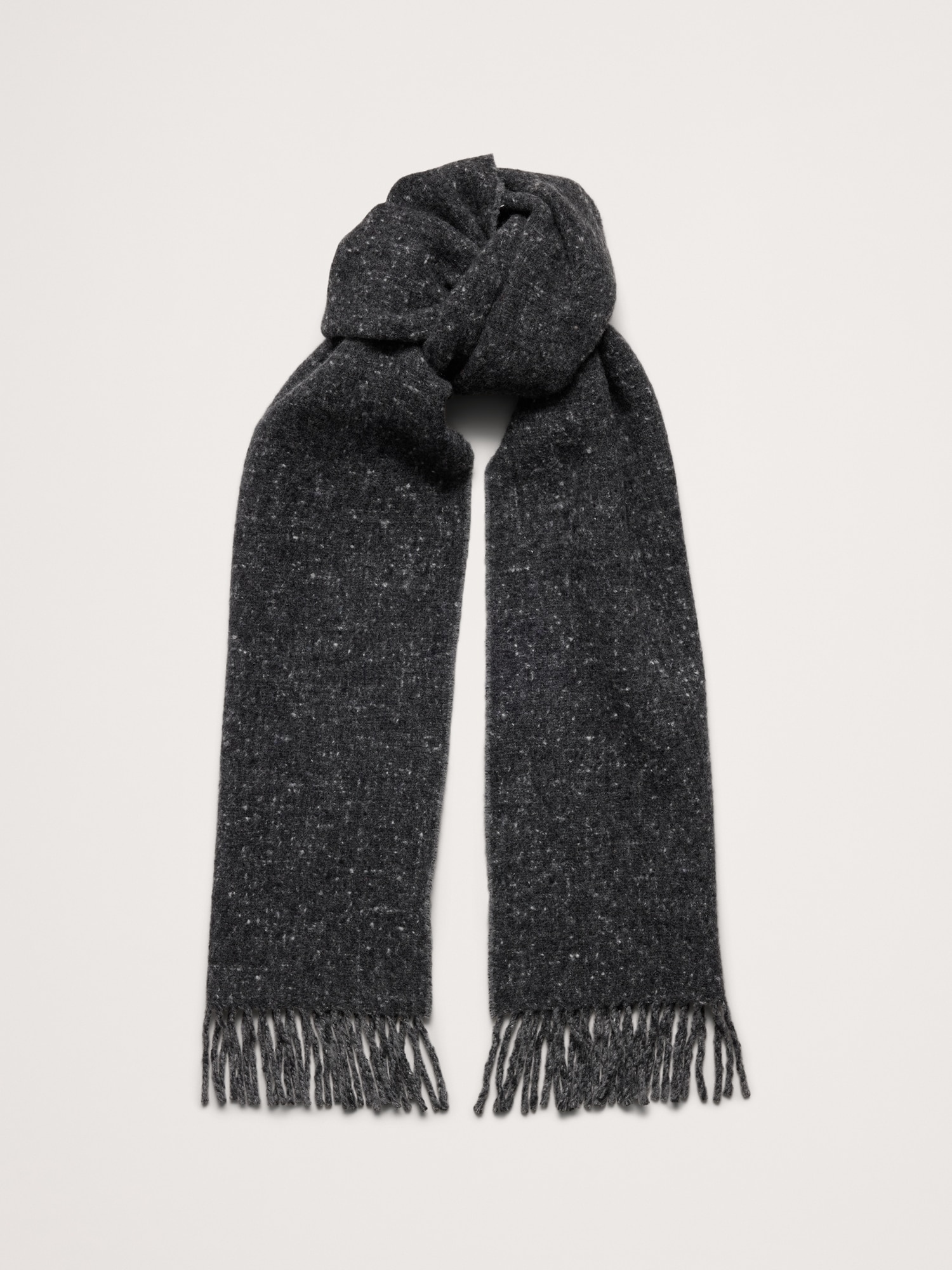 Italian Wool-Cashmere Donegal Scarf