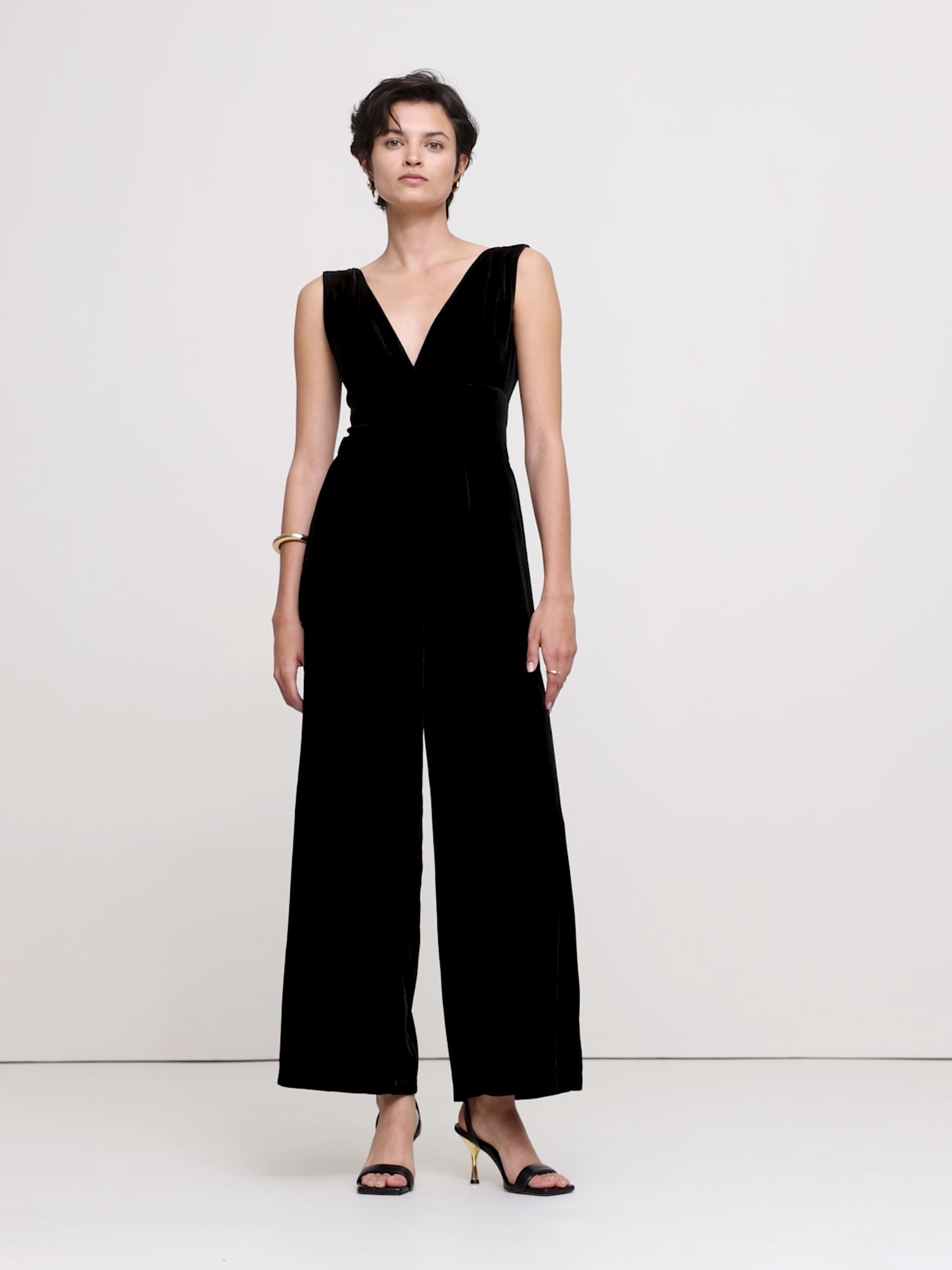 Banana republic velvet jumpsuit on sale