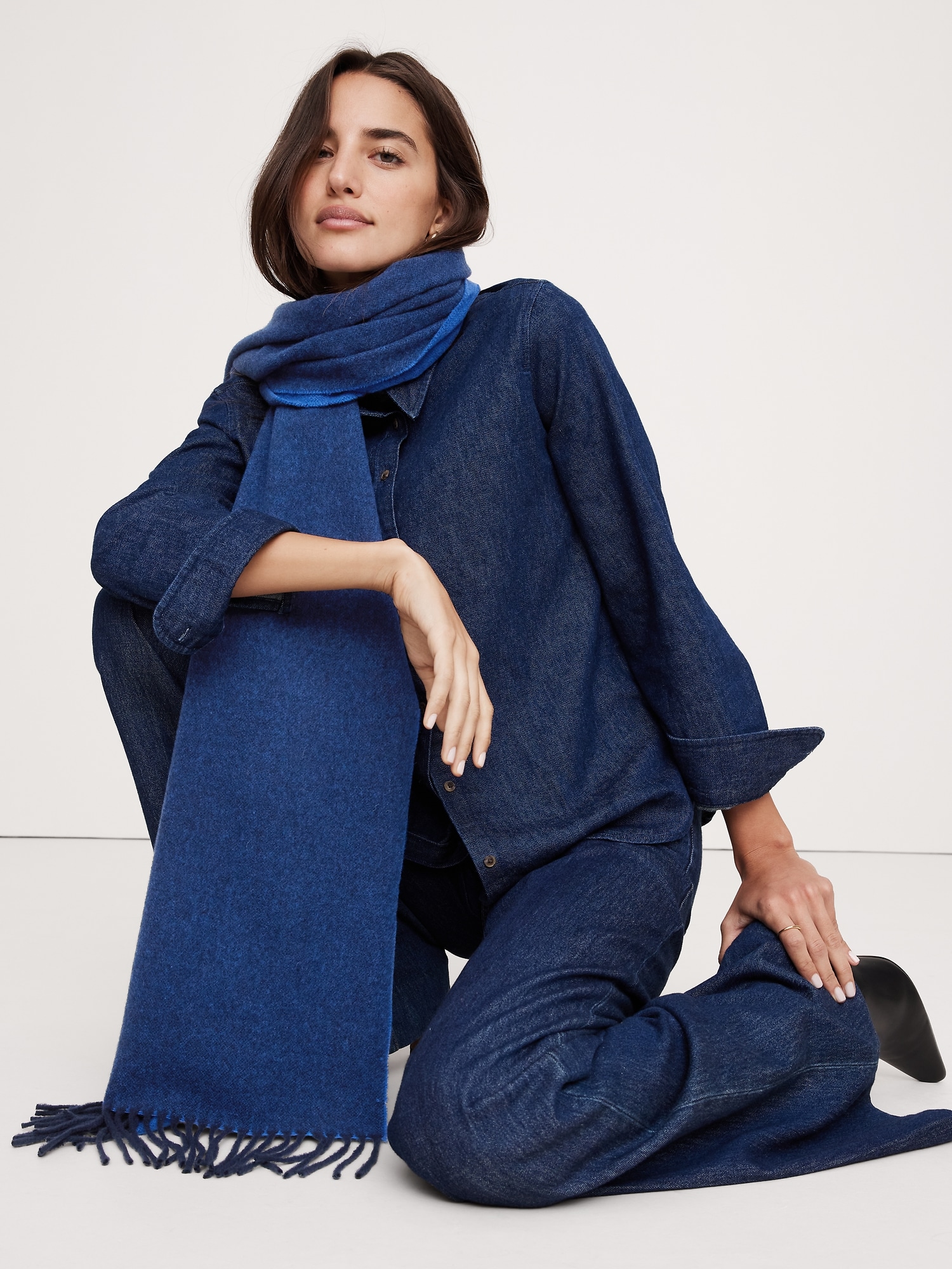 Italian Wool-Cashmere Scarf