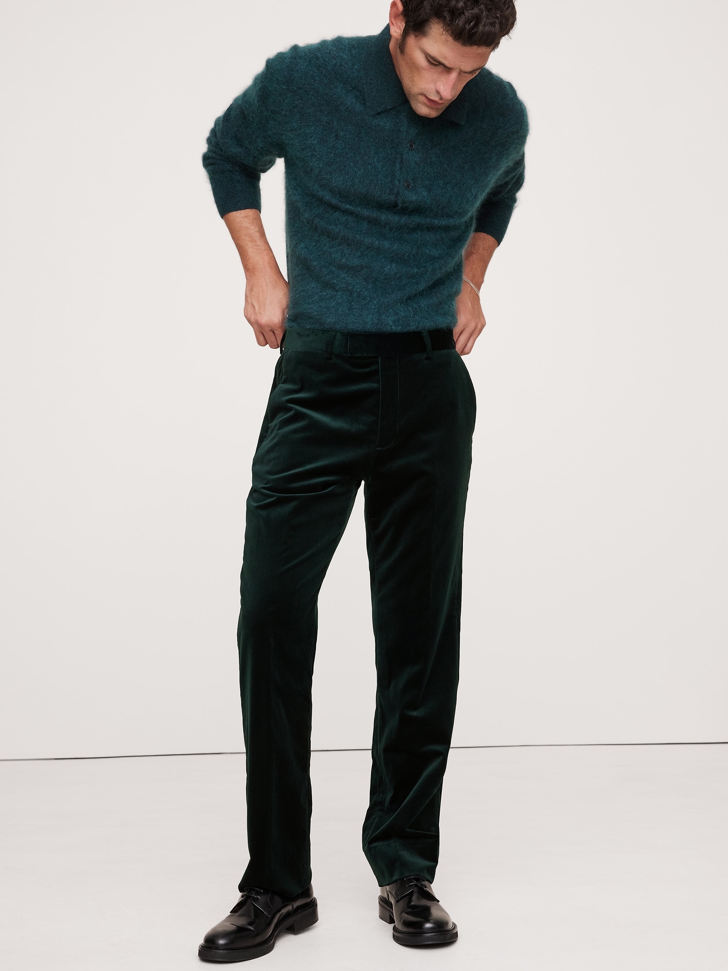 Pantalon de complet en velours