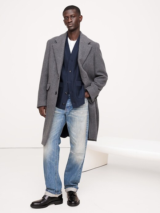 French Terry Cardigan | Banana Republic