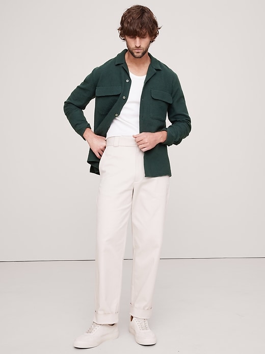 【こうすけ】 BANANA REPUBLIC Standard-Fit Jacquard Resort Overshirt | Banana Republic