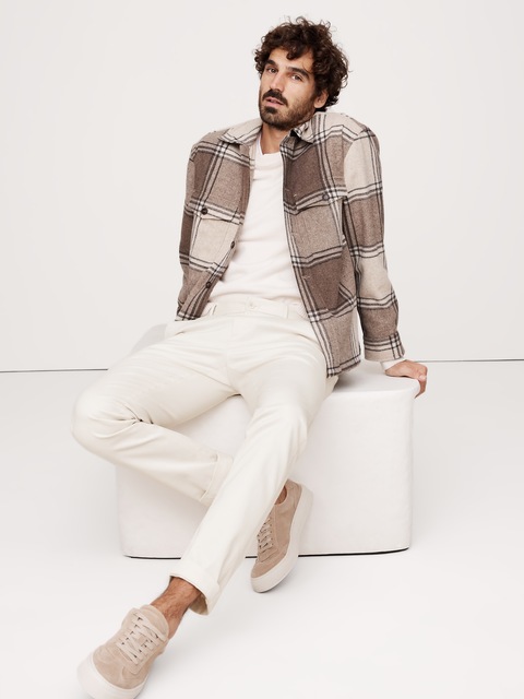 CHINO LIBERTÉ DE MOUVEMENT ULTRA-ÉTROIT - Blanc