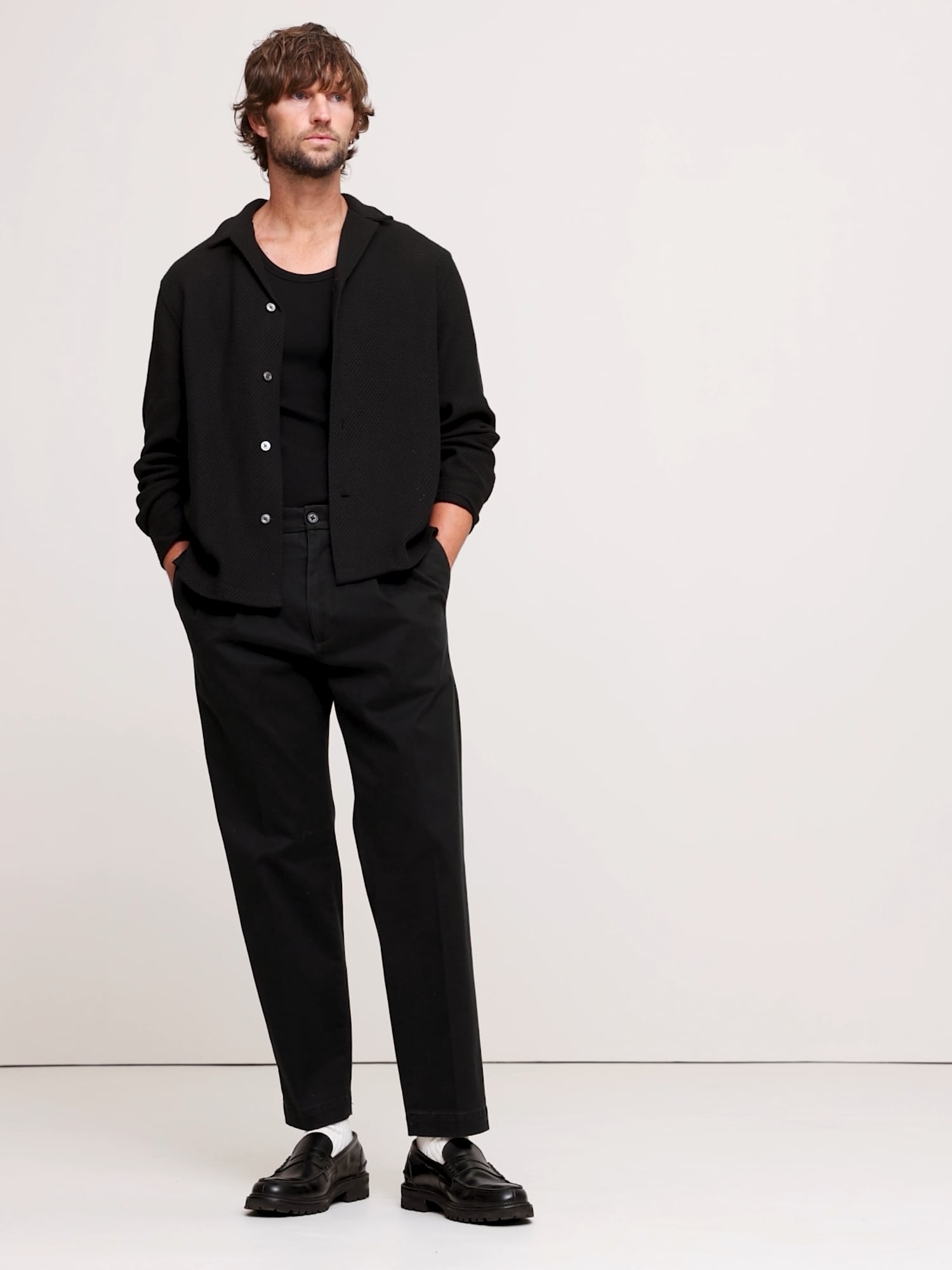 Image number 2 showing, Standard-Fit Mesh Resort Shirt