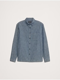 OLD JOE 【CHAMBRAY SHIRTS】 Standard-Fit Chambray Shirt | Banana Republic