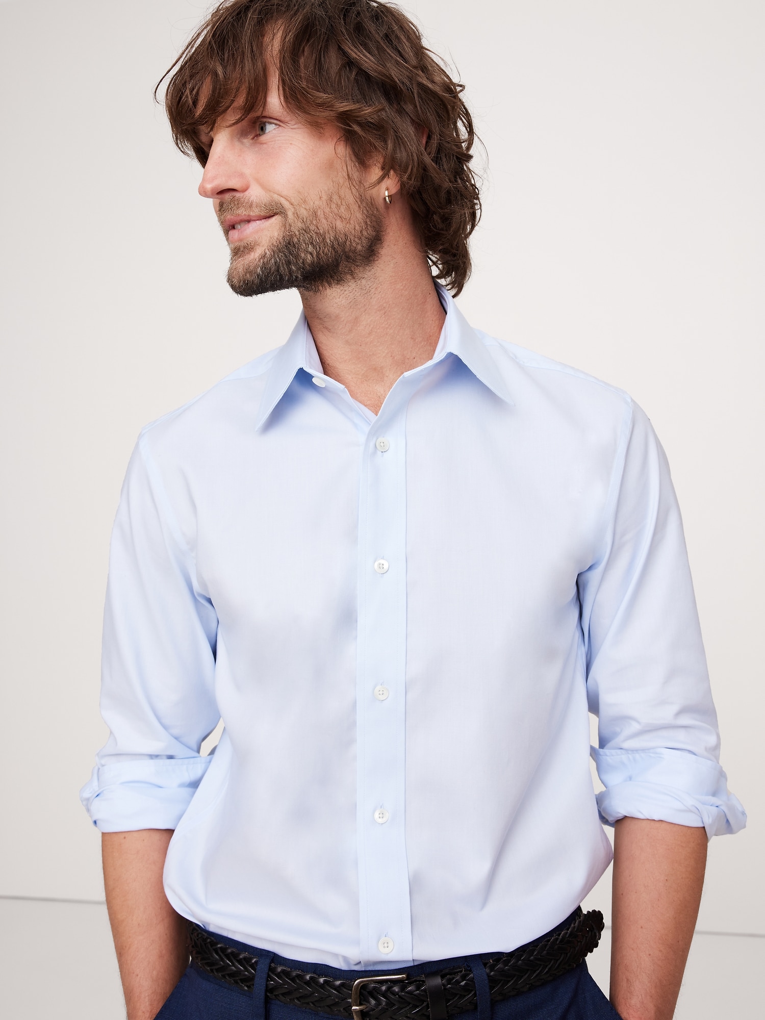 Banana republic slim fit dress shirt on sale