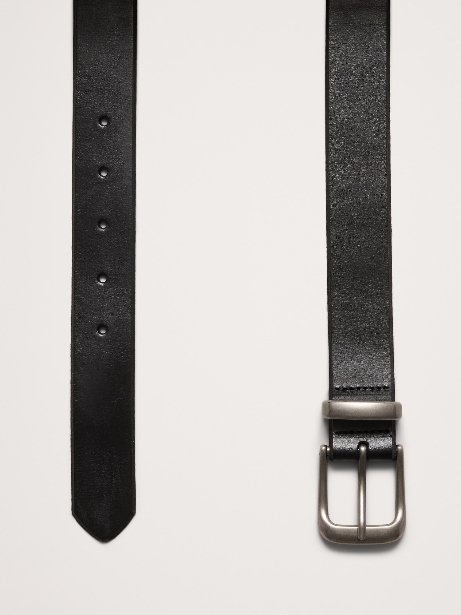 Image number 3 showing, Metal Catch Leather Belt