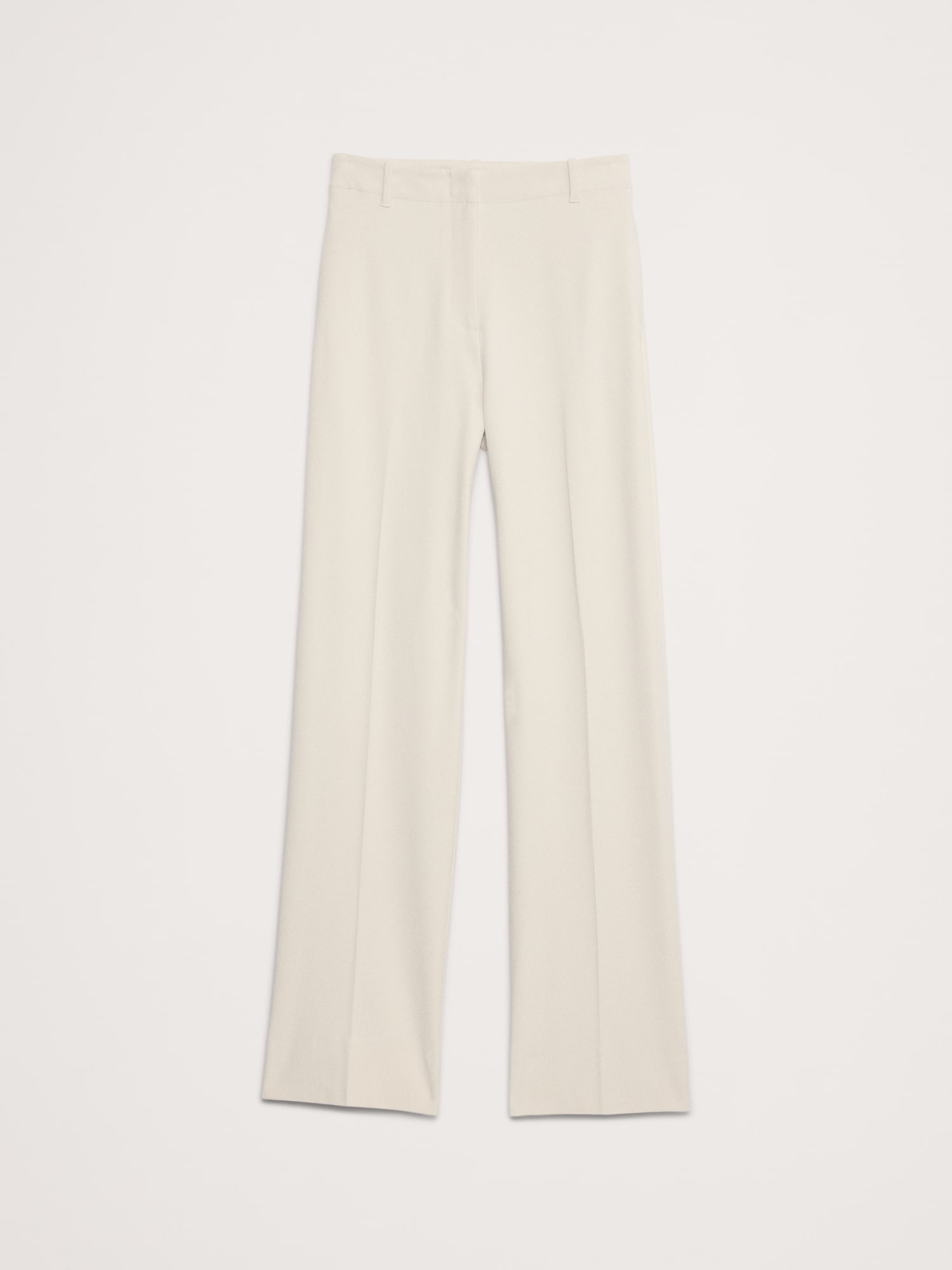 High-Rise Modern Straight Refined Pant