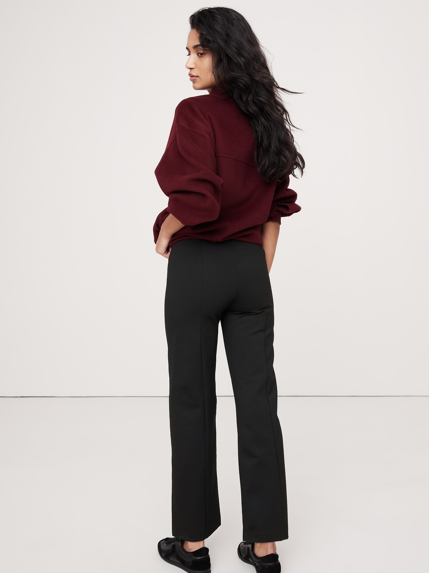 Straight Everywhere Ponte Ankle Pant