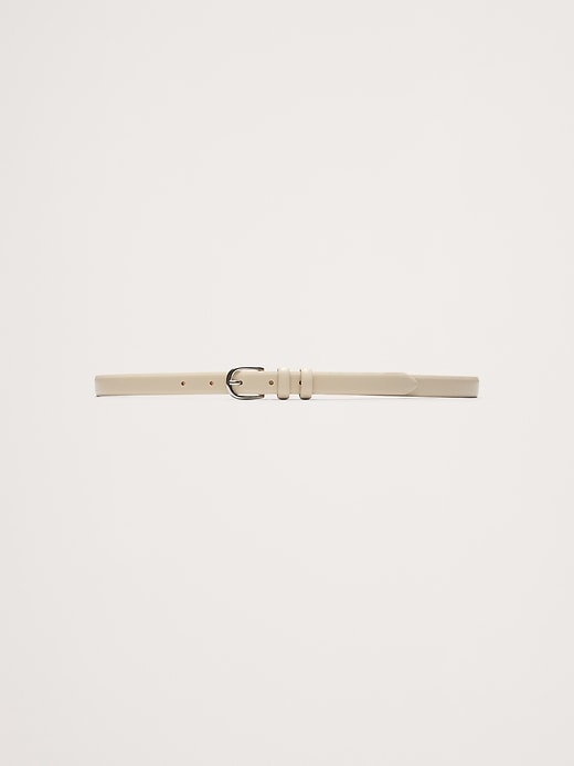 Banana Republic Beige Riviera Linen + Leather Belt Sz M, XS NWT summer Leather Square-Buckle Waist Belt | Banana Republic main image 4