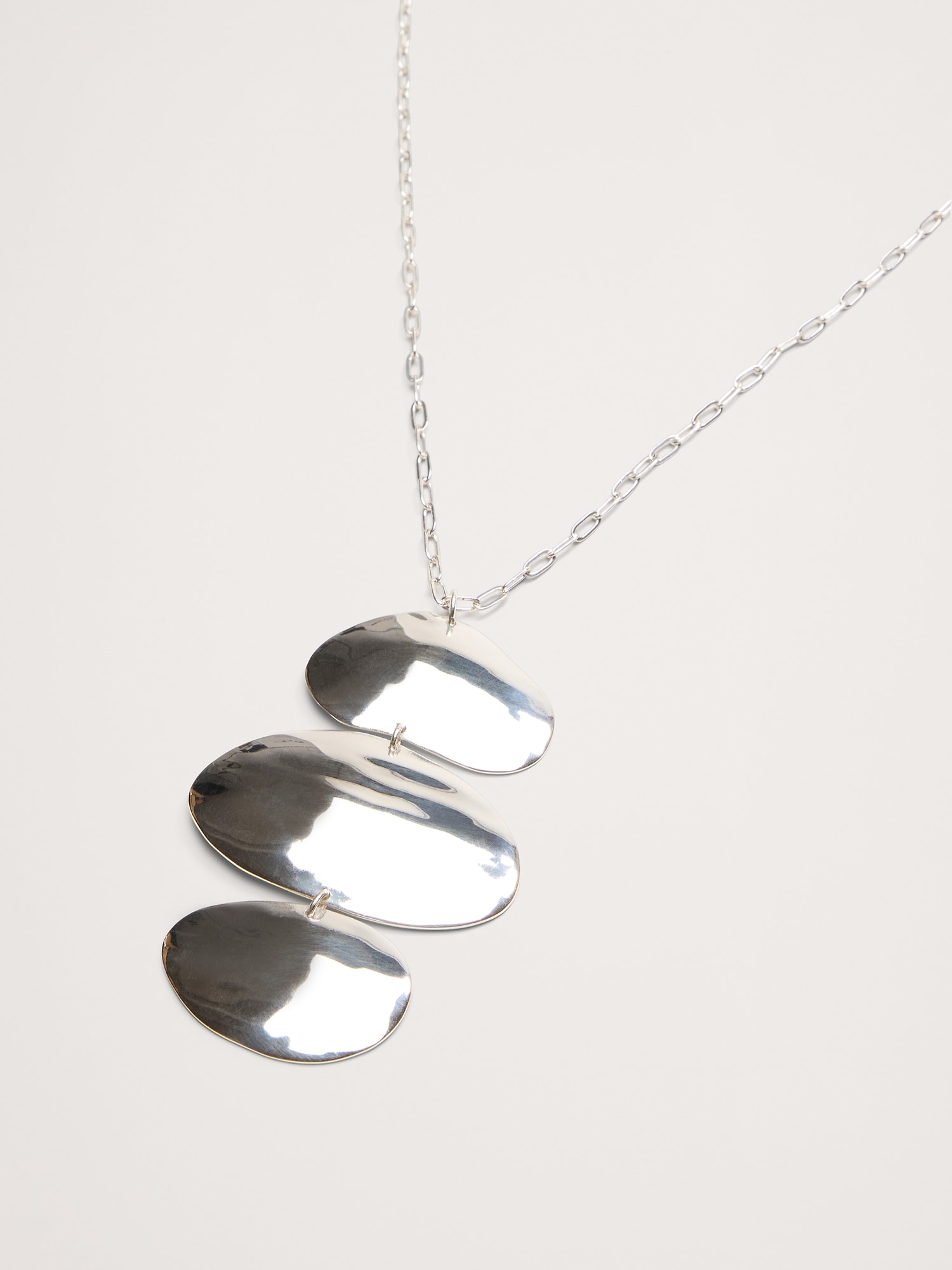 Elliptical Pendant Necklace by Aureus + Argent