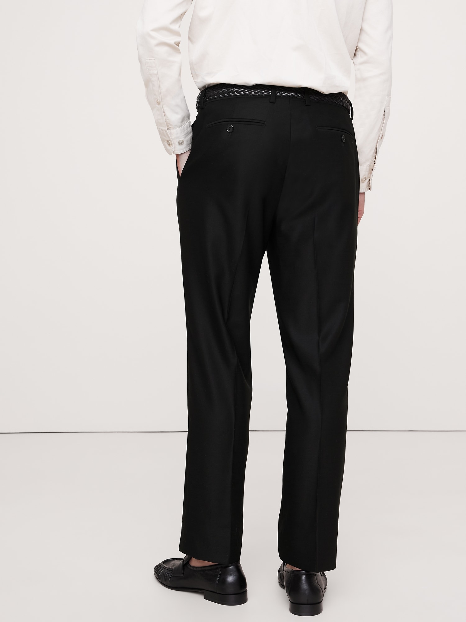 Signature Italian Hopsack Suit Pant